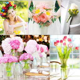 Bộ dụng cụ cắm hoa FLORZO - 3 băng dính hoa, dây hoa dạng dẹt 22, thân dây hoa…