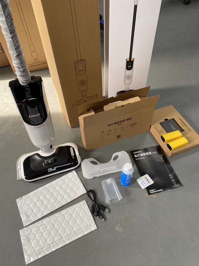 Máy lau nhà & hút bụi 2 trong 1 hãng Litheli - 2 pin rời (L0100203-001) - Ảnh 6