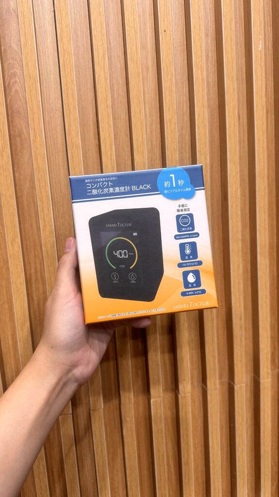 -Không có pin - Máy đo CO2, nhiệt độ, độ ẩm…hãng SARARI TOCTOR ( Nhật Bản ) - Ảnh 2
