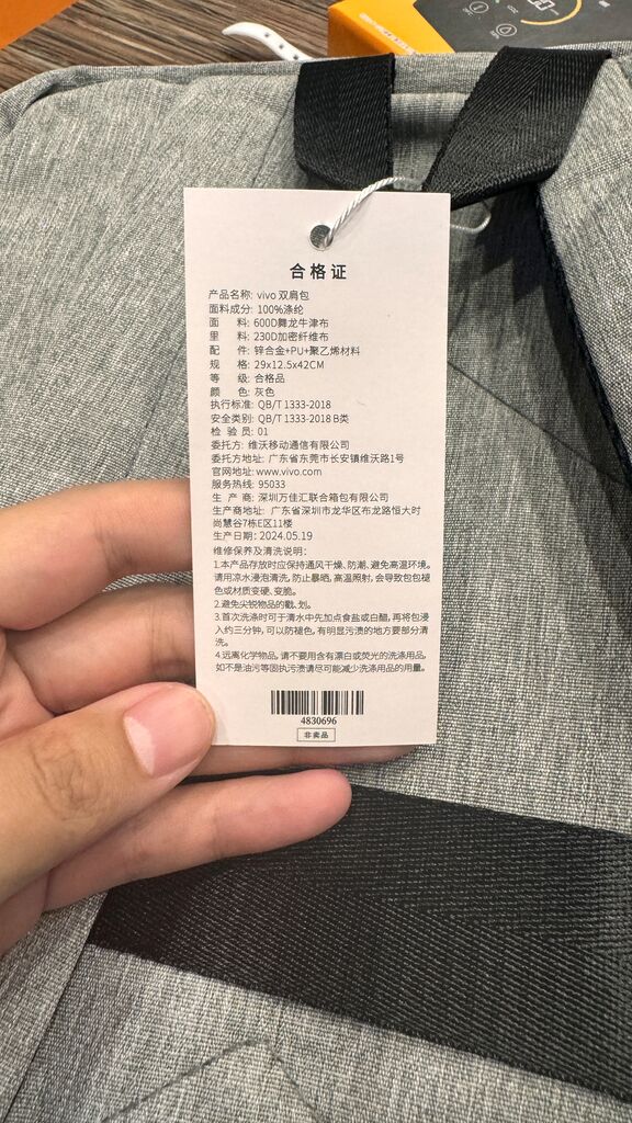 Balo Laptop hãng VIVO , đựng Laptop, vải chống nước, nhiều ngăn chứa - Ảnh 3