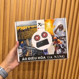 Bộ quạt áo điều hoà RXE ( 2 quạt & Pin dự phòng ) - ko kèm áo