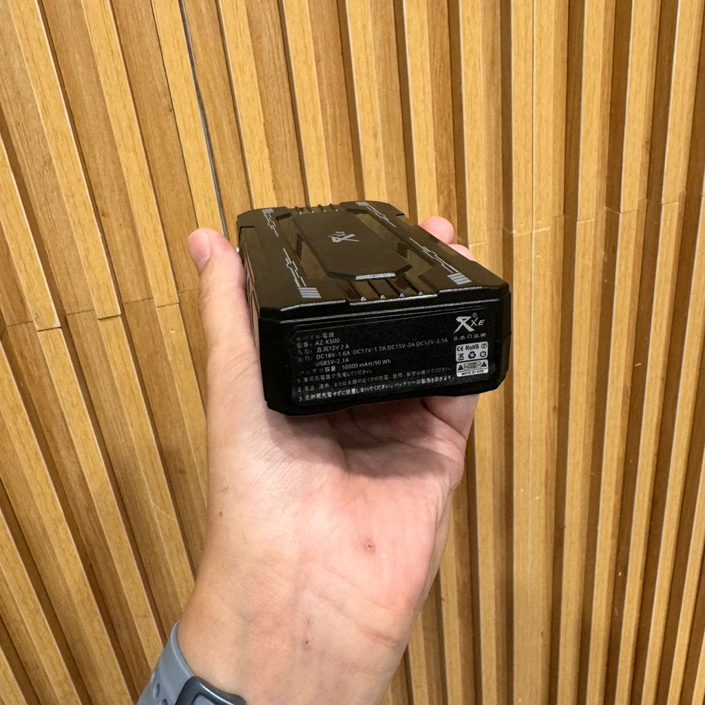 Bộ quạt áo điều hoà RXE ( 2 quạt & Pin dự phòng ) - Ảnh 6