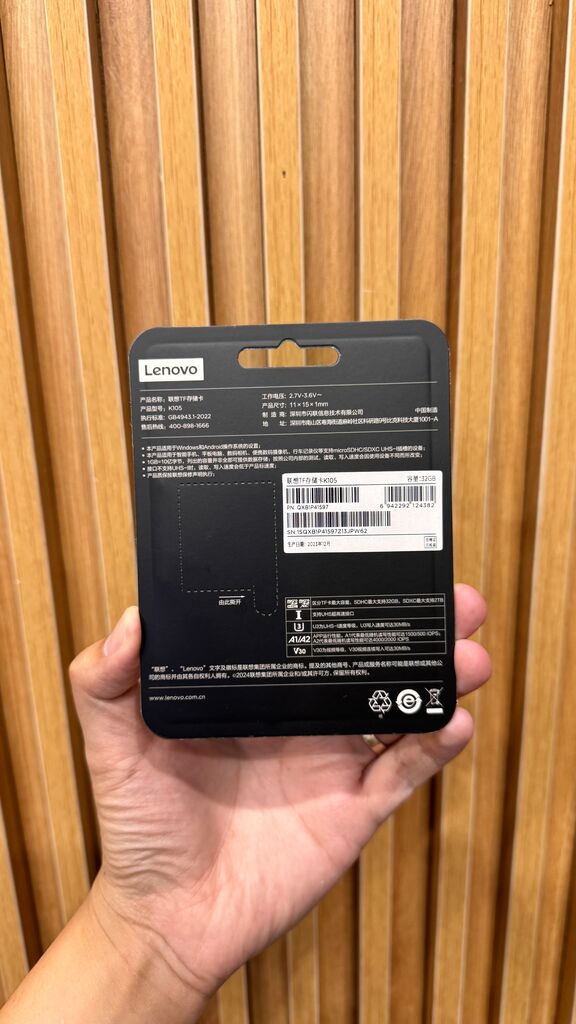 Thẻ nhớ 32Gb tốc độ cao Lenovo K105, thẻ Class 10, U3, quay phim 4K - Ảnh 2