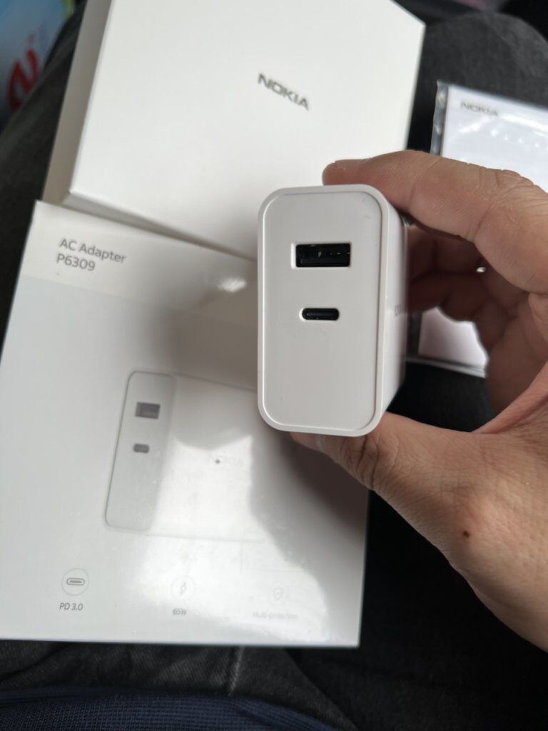 Củ sạc nhanh 65W Nokia P6309 , hai cổng sạc USB-C + USB-A, có PPS - Ảnh 6