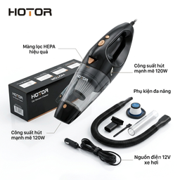 Máy hút bụi cầm tay HOTOR dùng cho xe hơi / ô tô ( hàng Amazon )