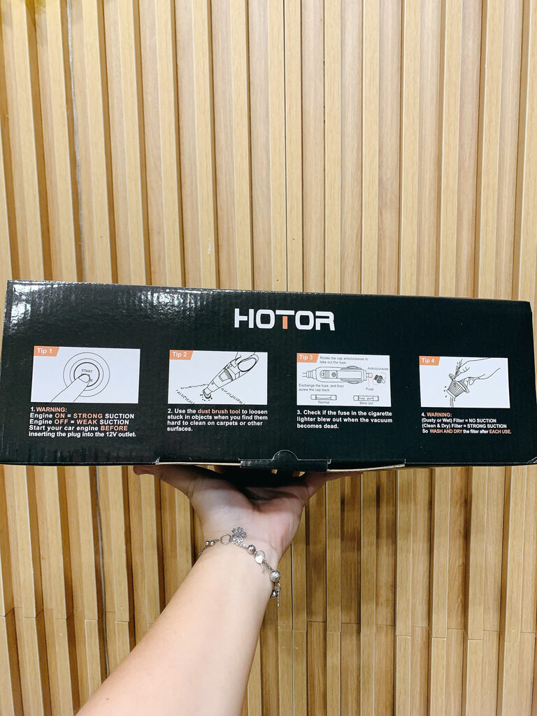 Hút bụi cầm tay HOTOR ( hàng Amazon ) - Ảnh 3