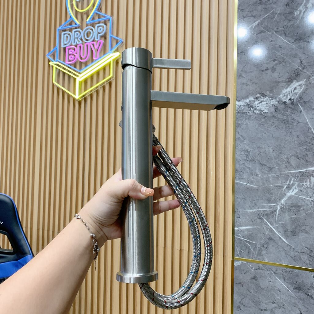 Vòi cao Lavabo rửa mặt hãng SUPOR 212224-01-LS có nóng lạnh , inox 304 - Ảnh 2