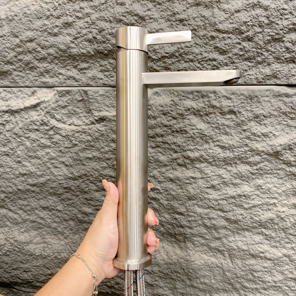 Vòi cao Lavabo rửa mặt hãng SUPOR 212224-01-LS có nóng lạnh , inox 304 - Ảnh 3