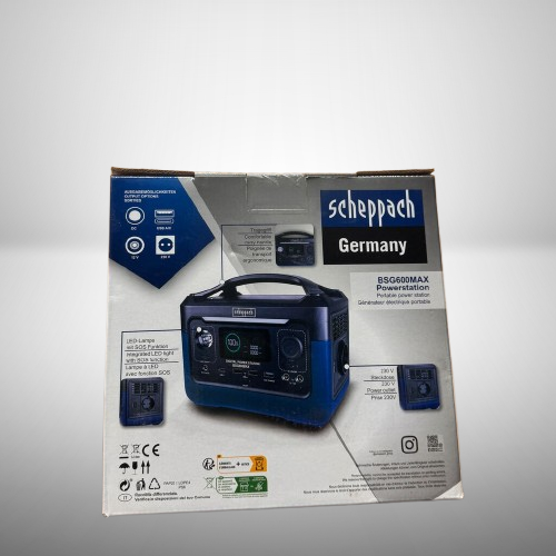 Trạm sạc BSG600MAX hãng Scheppach  - hàng Đức, công suất 300Wh - Ảnh 4