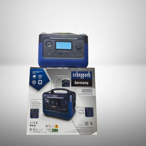 Trạm sạc BSG600MAX hãng Scheppach  - hàng Đức, công suất 300Wh