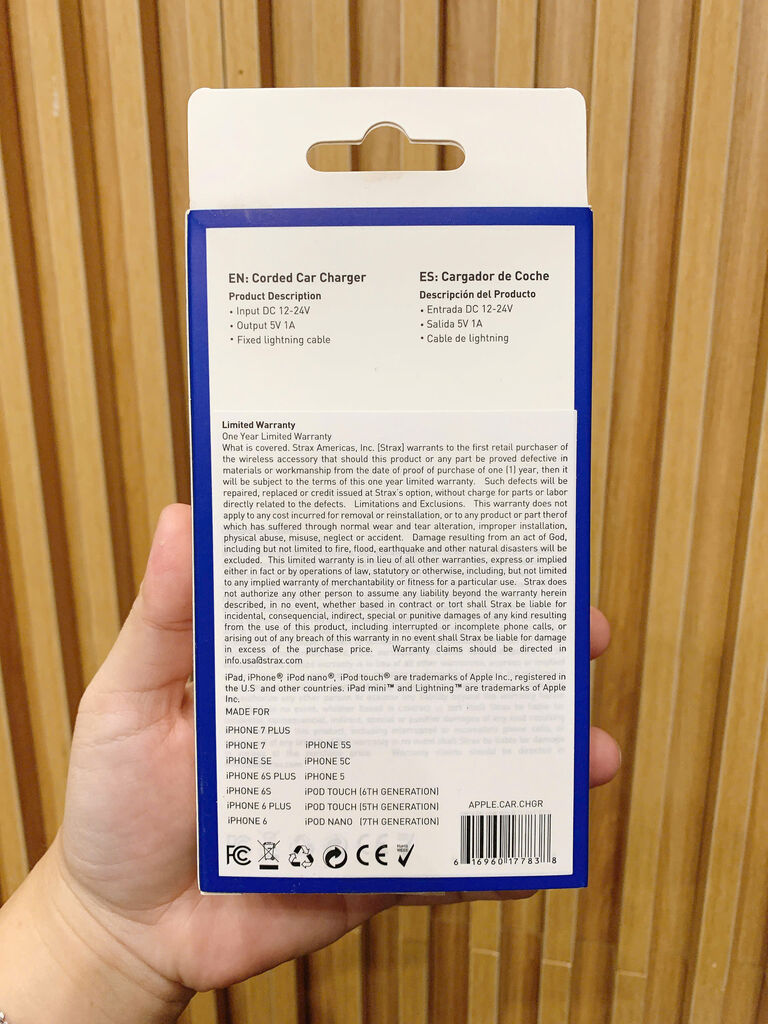 Tẩu sạc ô tô liền cáp iPhone AVO - C48 có chứng chỉ MFI - Ảnh 2