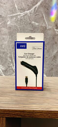 Tẩu sạc ô tô AVO liền cáp Lightning - C48 có MFI, dây lò xò sạc cho iPhone 14…