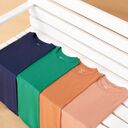 Áo phông nam màu xanh lá - cổ tròn cotton ONOFF mềm mại trẻ trung 18TS23S033 - Ảnh 6