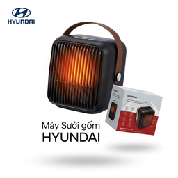 Máy Sưởi gốm Hyundai TVN21-005 - có đèn giả lập lửa cháy