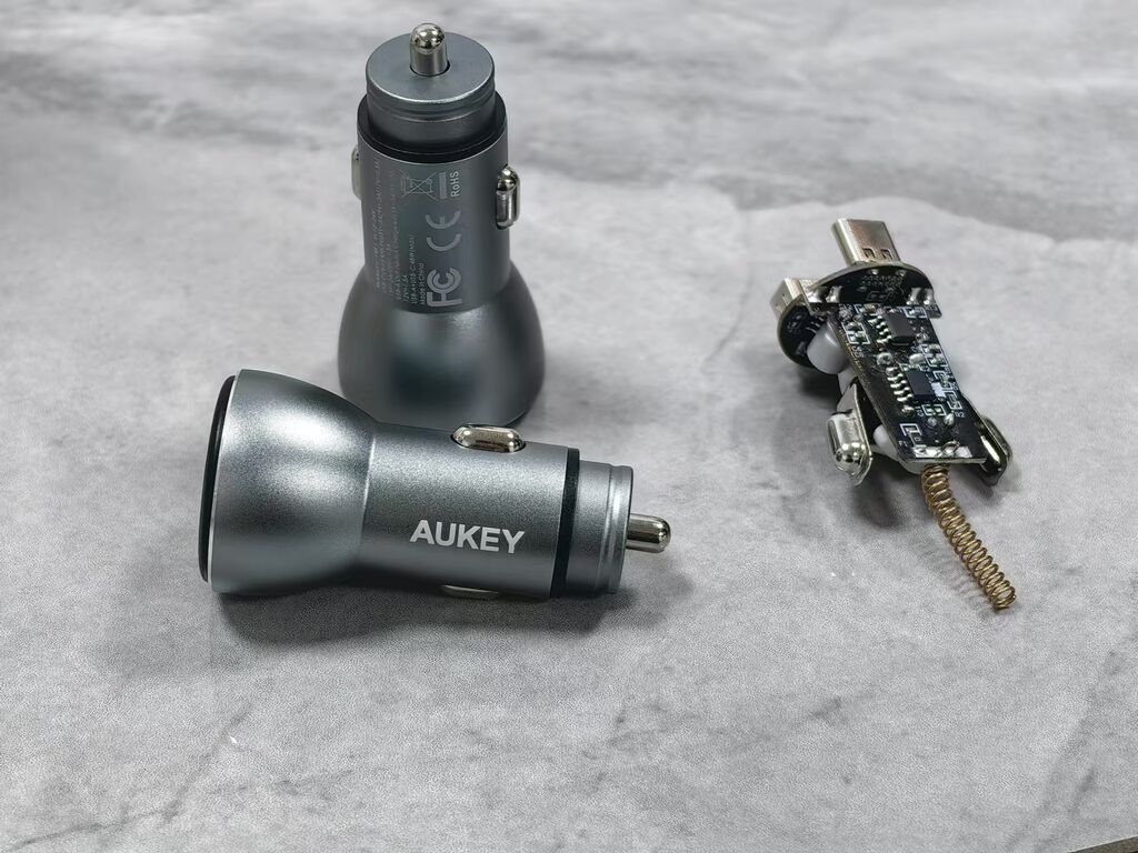 Tẩu sạc nhanh 48W cho xe hơi hãng AUKEY CC-Y48 , sạc oto ô tô vỏ kim loại, nhỏ gọn - Ảnh 9