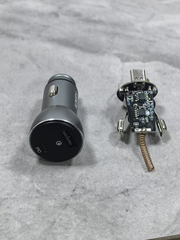 Tẩu sạc nhanh 48W cho xe hơi hãng AUKEY CC-Y48 , sạc oto ô tô vỏ kim loại, nhỏ gọn - Ảnh 10