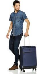 Bộ 3 Vali mềm Amazon Basics ( Mỹ ) chống nước, màu xanh Navy