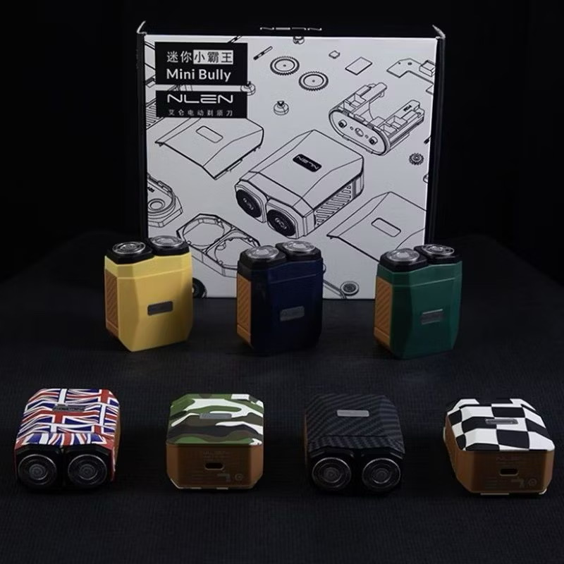 {Order giao 30/11} Máy cạo râu Mini Bully NLEN, chống nước, lưỡi dao đôi 3D - Ảnh 10