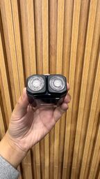 Máy cạo râu Mini Bully NLEN, chống nước, lưỡi dao đôi 3D hút nam châm.