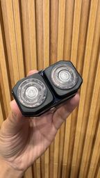 Máy cạo râu Mini Bully NLEN, chống nước, lưỡi dao đôi 3D hút nam châm.
