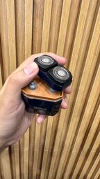 Máy cạo râu Mini Bully NLEN, chống nước, lưỡi dao đôi 3D hút nam châm.