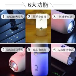 Máy hút bụi cầm tay Clean Capsule C30, có đèn pin & cảnh báo