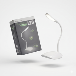 Đèn bàn LED đọc sách GOOSENECK SSL-908-WT , cáp sạc bị ố vàng