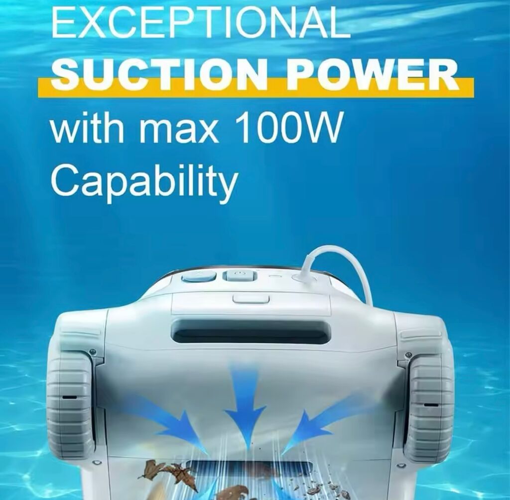 Robot dọn vệ sinh bể bơi Genkinno P1 SE - Robot Vệ Sinh Hồ Bơi sạc Pin - Ảnh 5