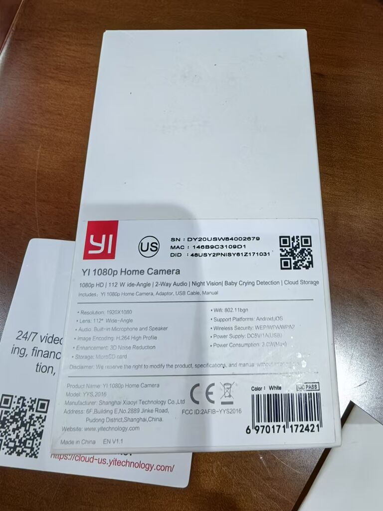 Camera an ninh Xiaomi Yi 1080p Home Camera, bản quốc tế - Ảnh 3