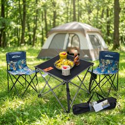 Bàn gấp ngoài trời hãng HIGH SIERRA, dành cho camping cắm trại, dã ngoại, câu cá