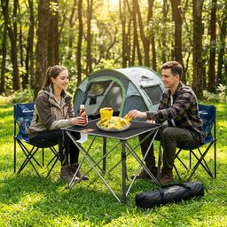 Bàn gấp ngoài trời hãng HIGH SIERRA, dành cho camping cắm trại, dã ngoại, câu cá