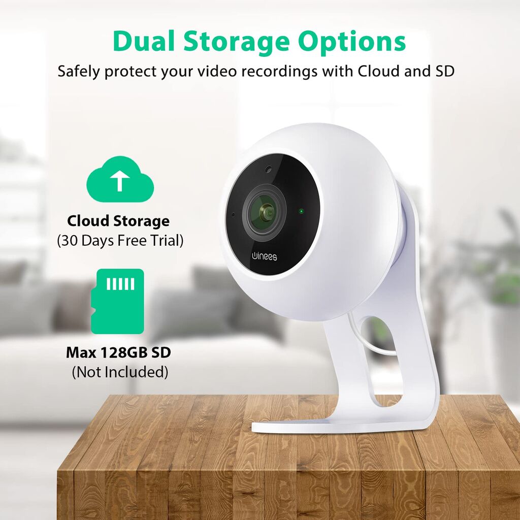 Camera ko dây Winees Cam Mini ( Mỹ ), 1080P, đàm thoại 2 chiều, nhỏ gọn, app Aidot chính hãng Camera ko dây Winees Cam Mini ( Mỹ ), 1080P, đàm thoại 2 chiều, nhỏ gọn, app Aidot - Thiết kế ngoại quan thực tế chính hãng tại Hiếu Tạp Hóa