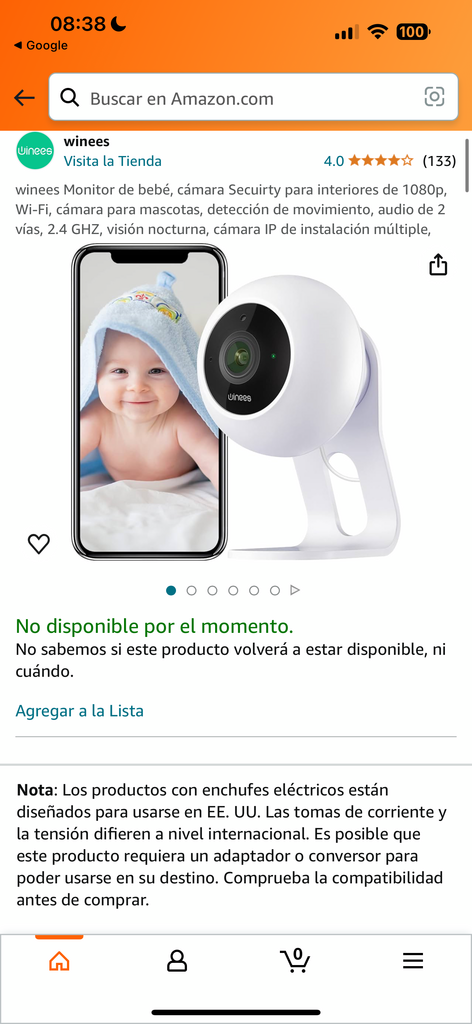 Camera ko dây Winees Cam Mini ( Mỹ ), 1080P, đàm thoại 2 chiều, nhỏ gọn, app Aidot thực tế Camera ko dây Winees Cam Mini ( Mỹ ), 1080P, đàm thoại 2 chiều, nhỏ gọn, app Aidot - Góc chụp chi tiết thực tế 18