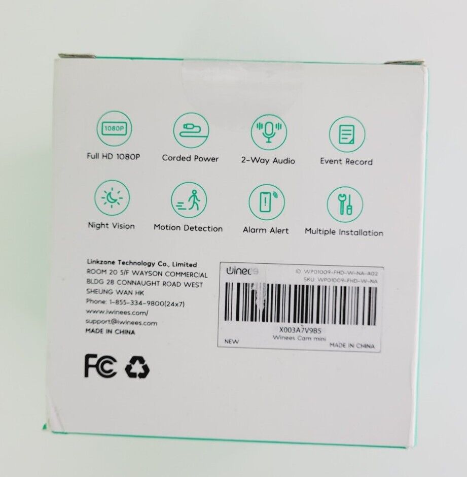 Camera ko dây Winees Cam Mini ( Mỹ ), 1080P, đàm thoại 2 chiều, nhỏ gọn, app Aidot thực tế Camera ko dây Winees Cam Mini ( Mỹ ), 1080P, đàm thoại 2 chiều, nhỏ gọn, app Aidot - Góc chụp chi tiết thực tế 13