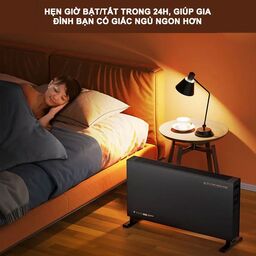 Máy sưởi đối lưu thông minh Xiaomi Viomi AI VXDL02 - bản nội địa, kết nối App