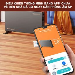 Máy sưởi đối lưu thông minh Xiaomi Viomi AI VXDL02 - bản nội địa, kết nối App