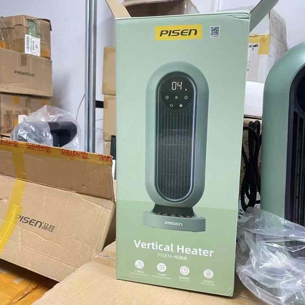 Máy sưởi gốm để bàn hãng PISEN Vertical Heater (Mã: DH-QN15) - Hộp xấu - Ảnh 2