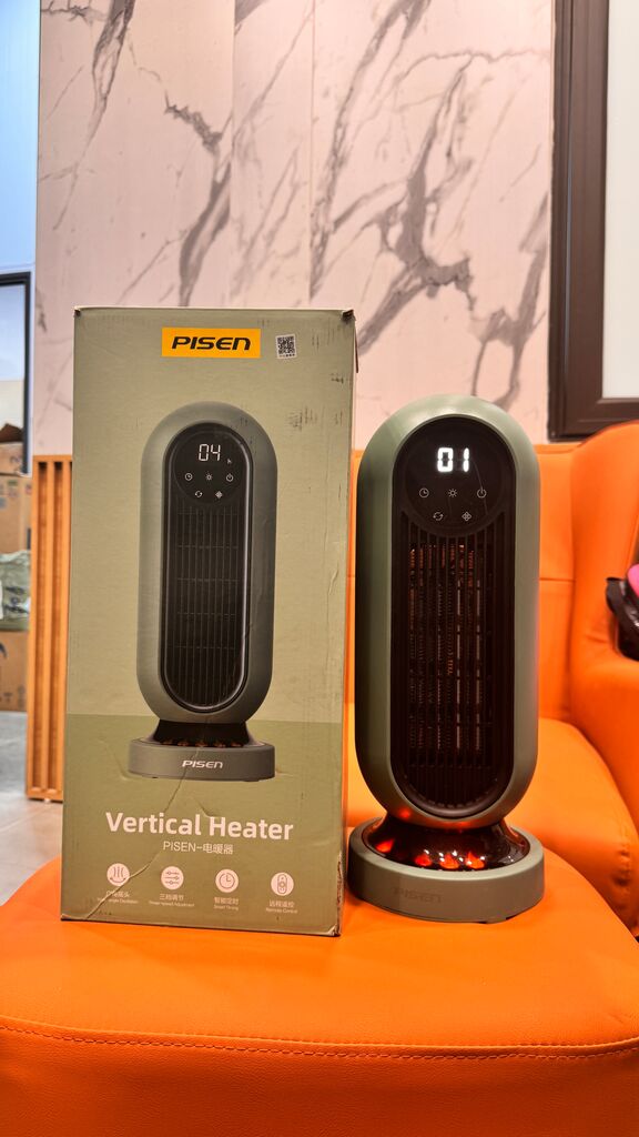 Máy sưởi gốm để bàn hãng PISEN Vertical Heater (Mã: DH-QN15) - Hộp xấu
