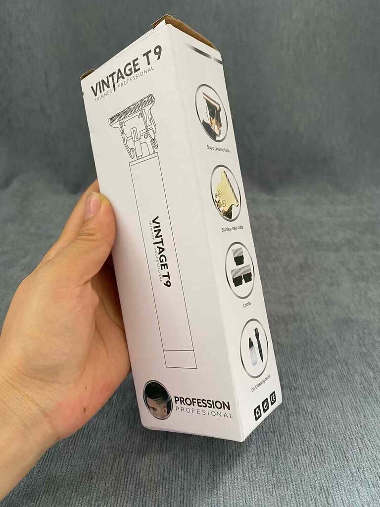 Tông đơ cắt tóc Vintage T9 Trimmer Professional - MÀU NGẪU NHIÊN - Ảnh 3