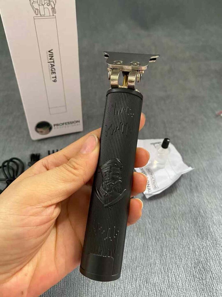 Tông đơ cắt tóc Vintage T9 Trimmer Professional - MÀU NGẪU NHIÊN - Ảnh 5