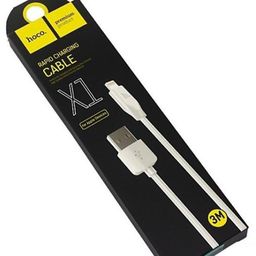 Cáp iPhone HOCO X1 chân lightning dài 3 mét - mầu trắng
