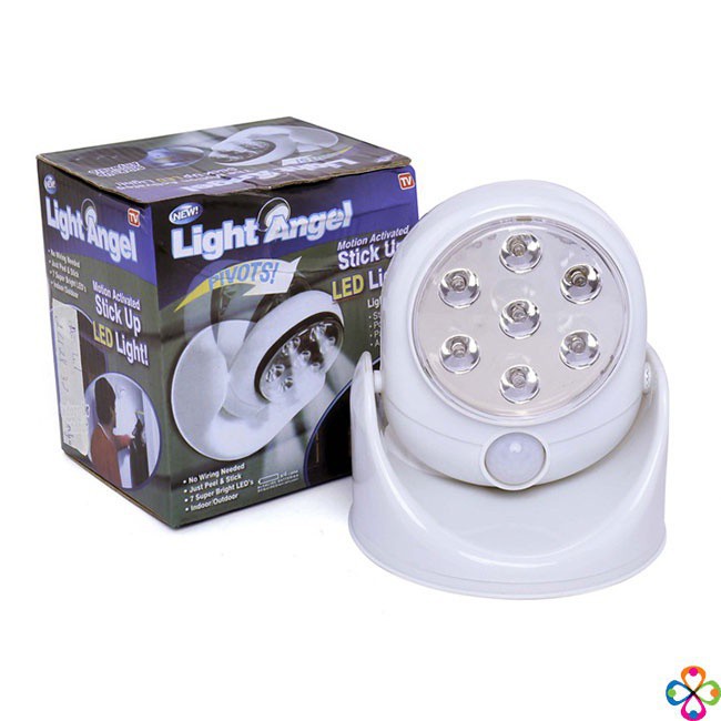 Đèn cảm ứng tự bật tắt - Light Angel (vỏ ngả vàng) chính hãng Đèn cảm ứng tự bật tắt - Light Angel (vỏ ngả vàng) - Thiết kế ngoại quan thực tế chính hãng tại Hiếu Tạp Hóa