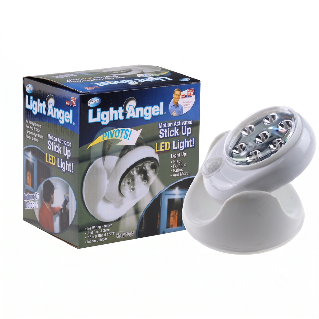Tính năng Đèn cảm ứng tự bật tắt - Light Angel (vỏ ngả vàng) Chi tiết tính năng nổi bật và chất liệu bền bỉ của Đèn cảm ứng tự bật tắt - Light Angel (vỏ ngả vàng)