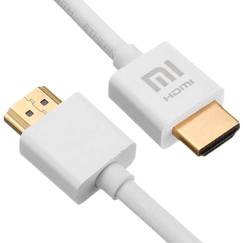 Cáp HDMI Xiaomi Mi 4K dài 3m (XY-H-3) đầu mạ vàng -Trắng - Ảnh 2