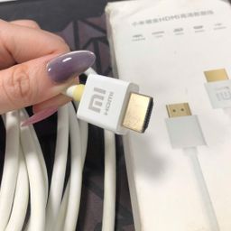 Cáp HDMI Xiaomi Mi 4K dài 3m (XY-H-3) đầu mạ vàng -Trắng