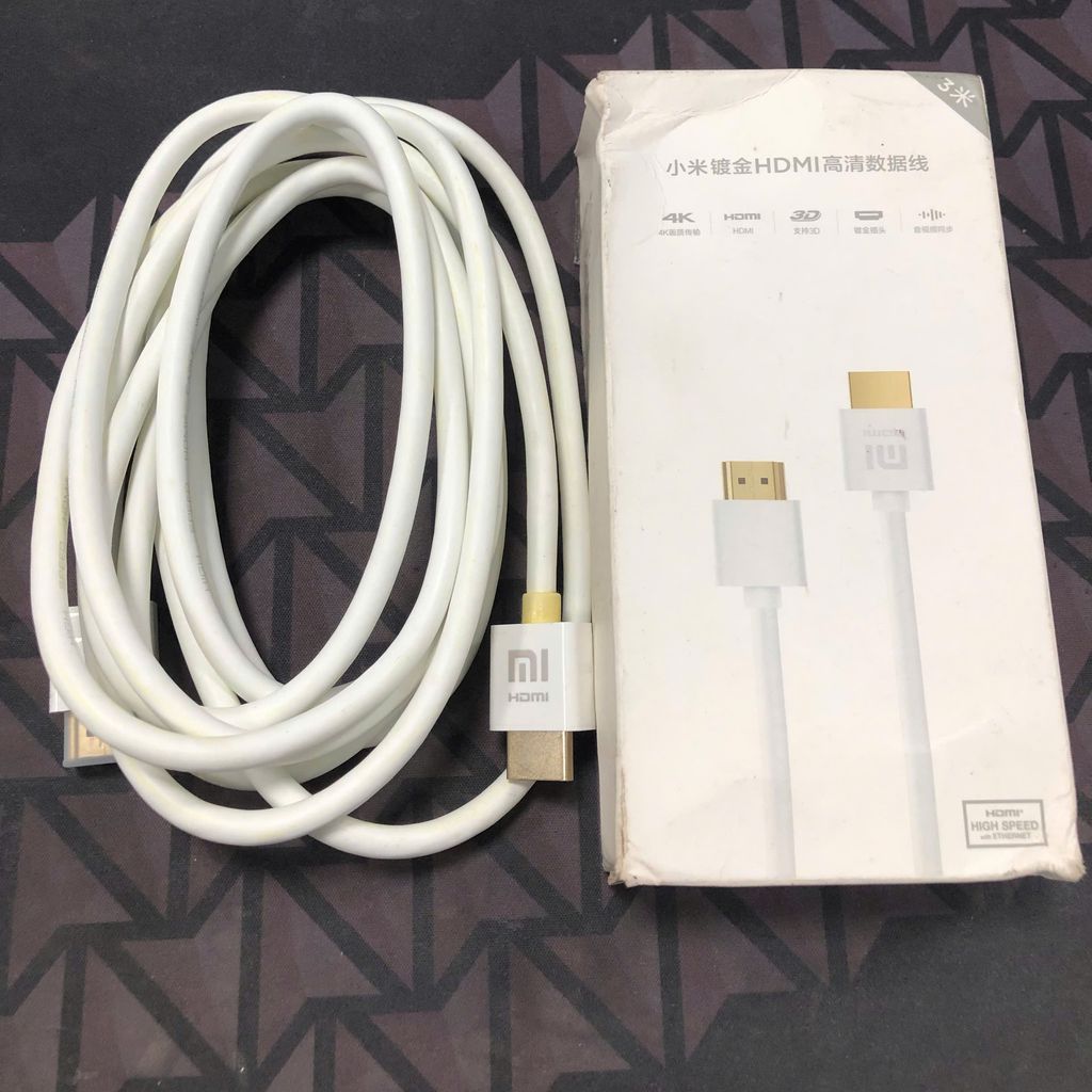 Cáp HDMI Xiaomi Mi 4K dài 3m (XY-H-3) đầu mạ vàng -Trắng - Ảnh 6