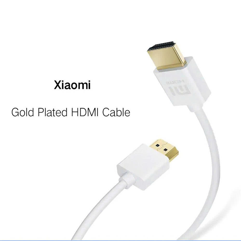 Cáp HDMI Xiaomi Mi 4K dài 3m (XY-H-3) đầu mạ vàng -Trắng - Ảnh 4
