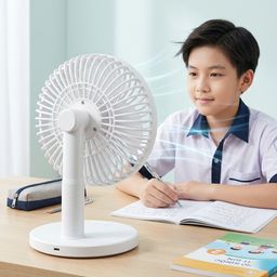 Quạt bàn tích điện YANGZI JXI6 , quạt sạc pin , nguồn 5V dùng được với Pin dự…