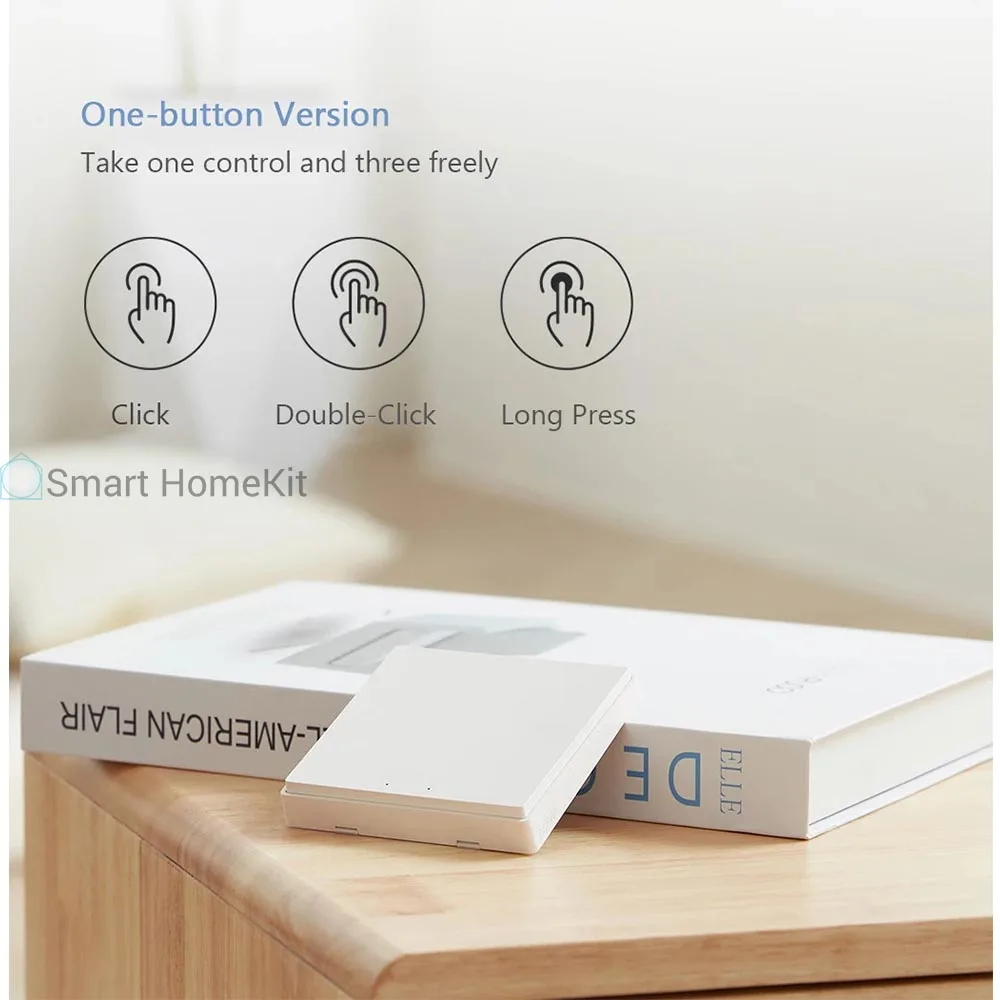 Công tắc thông minh 1 nút dán # Xiaomi Aqara wireless switch D1 ( wall-mounted) one-touch version - Ảnh 4