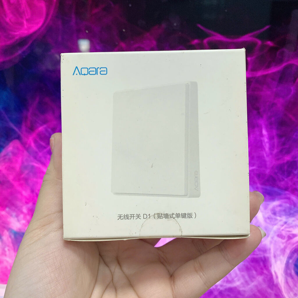 Công tắc thông minh 1 nút dán # Xiaomi Aqara wireless switch D1 ( wall-mounted) one-touch version - Ảnh 2